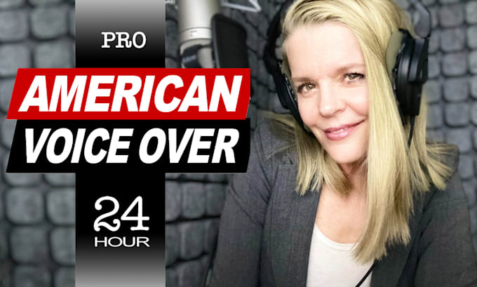 be your confident american female voice over actor