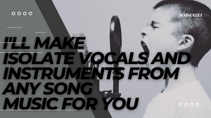 make isolate vocals and instruments from any song