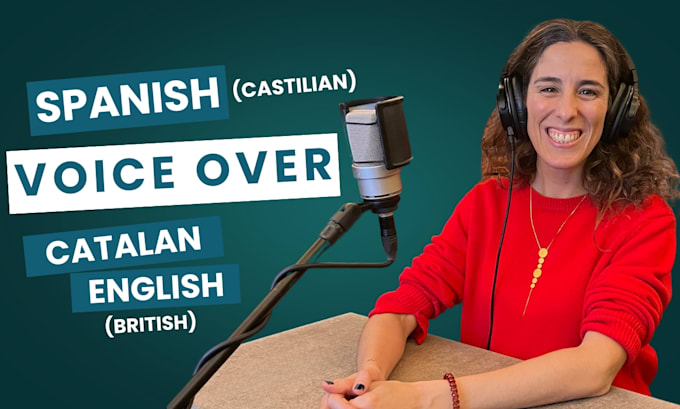 record female voiceovers in spanish, catalan and english