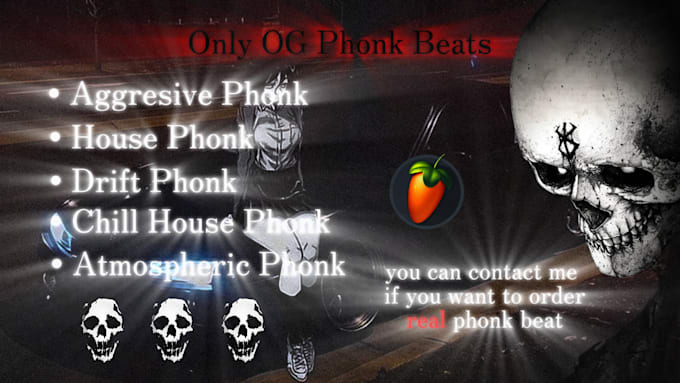 produce a professional phonk beat for you