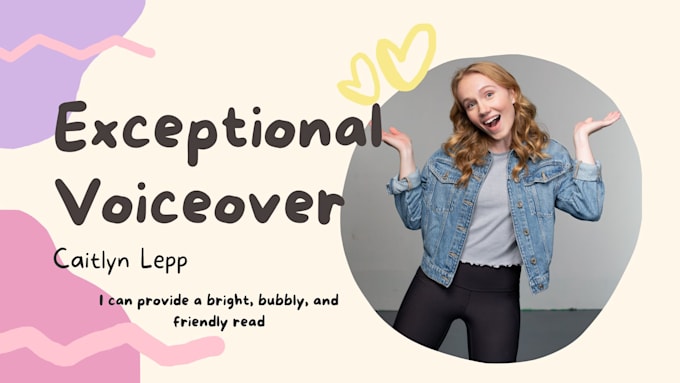 provide a friendly, cute, and bubbly voice