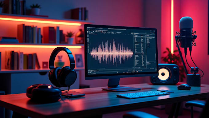 deliver a professional, studio quality ai voiceover