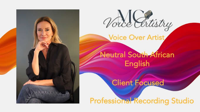 record your professional, versatile english south african female voice over