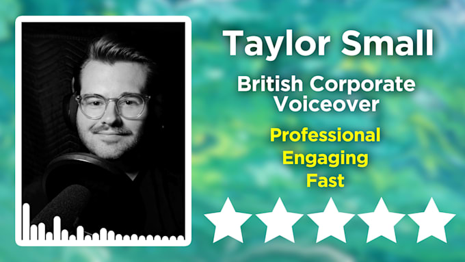 record a british male voiceover for your corporate comms