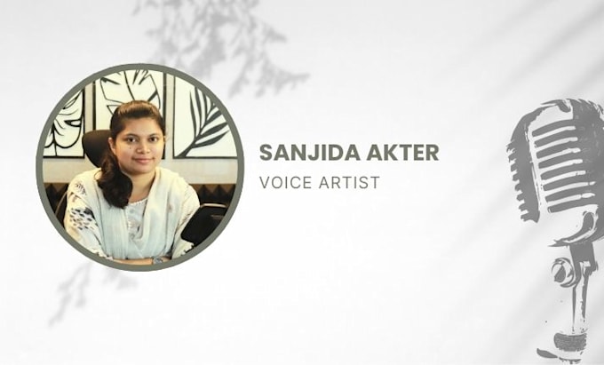 perform as a bengali voice over artist