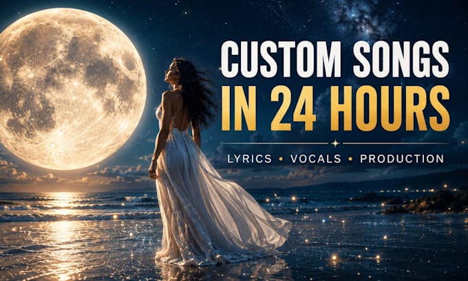 compose a custom song in 24h for reels, ads, or podcasts