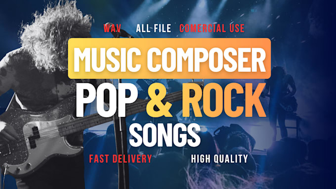 compose and produce a professional pop and rock song
