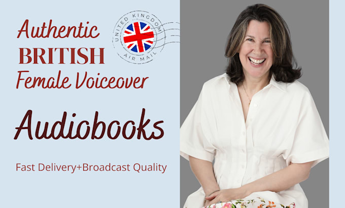 be your british female audiobook narrator