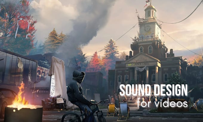 make sound design, foley and mix for your video