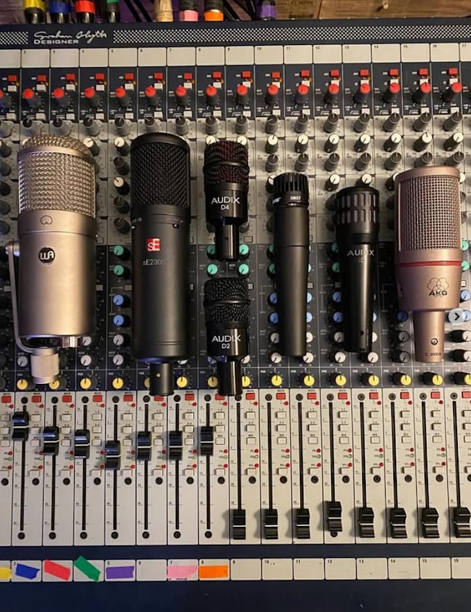 record your live drums