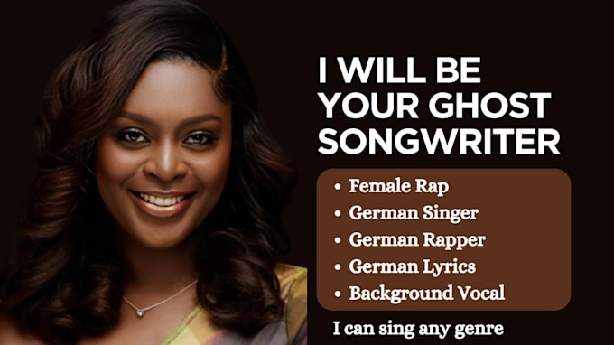 be your female rapper singer, record harmony, female english or german singer