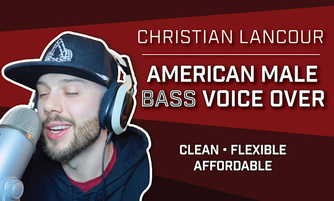 Record a strong and professional bass voice over by Clancaudio | Fiverr