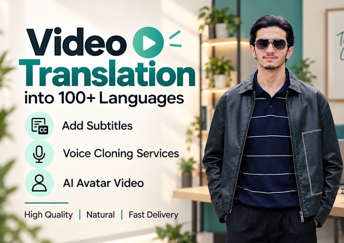 provide video translation,dubbing, voice cloning and subtitles with pro lip sync