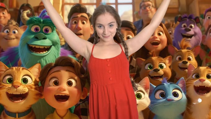 do a kid voiceover, boy or girl in romanian or english