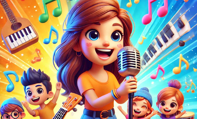 compose and sing kids song and music for your children