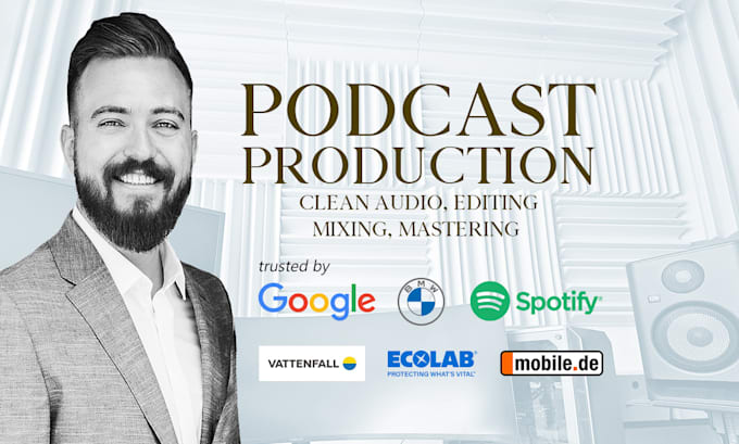 produce your podcast or video podcast from a pro studio