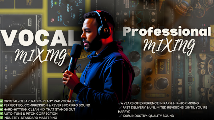 professionally tune and mix master your vocals of any genre