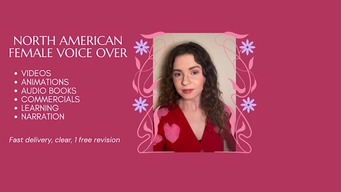 record a north american female voiceover