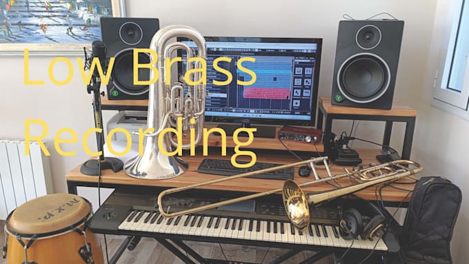 professionally record the brass instruments for your song