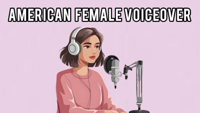 record professional ai  american female voice over