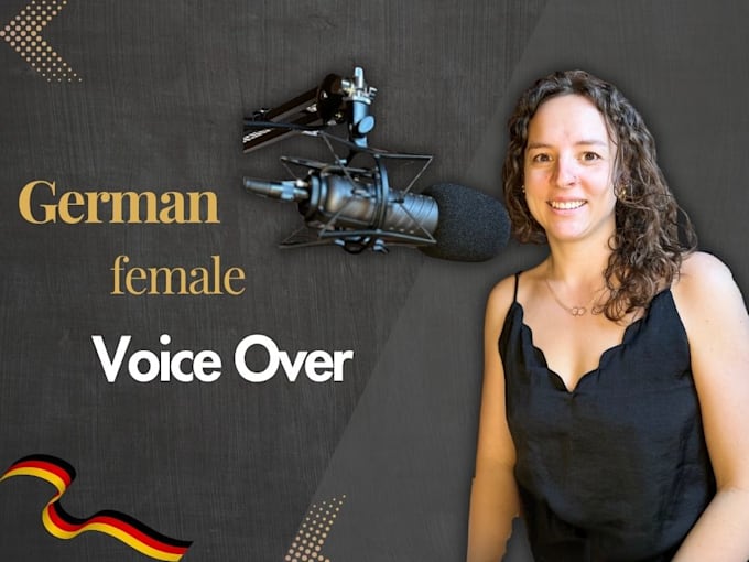 record a natural warm german female voice over