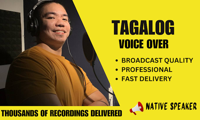 record tagalog male narration
