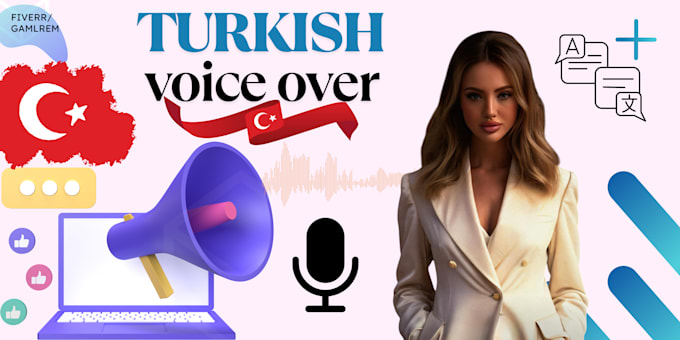 do service high quality native turkish female voice over