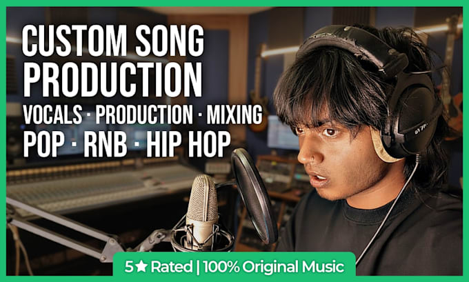 produce, sing and mix your lyrics into a radio ready song