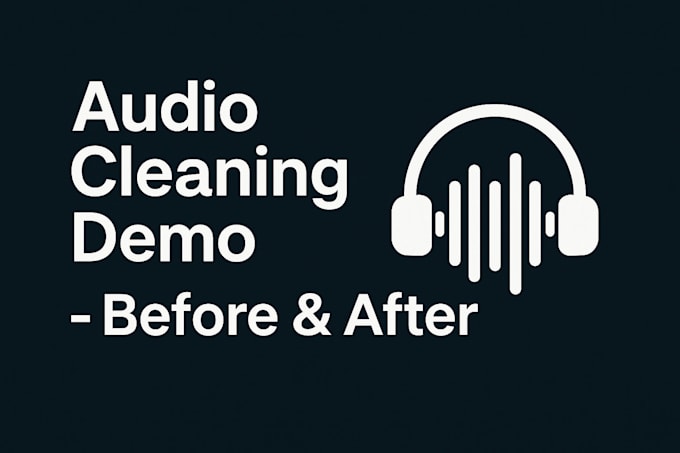 clean and restore your audio professionally