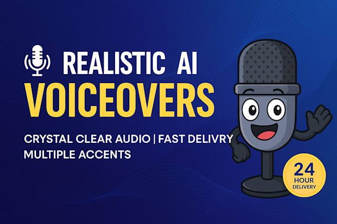 generate realistic ai voice over text to speech in 24 hours