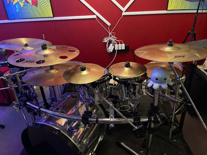 teach you drums remotely via zoom or discord