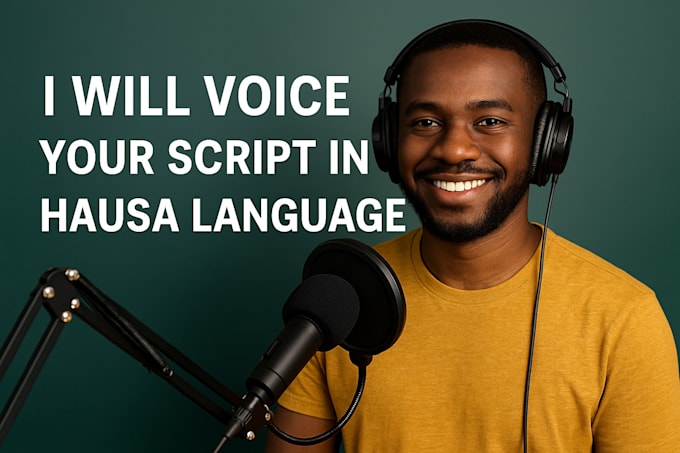 voice your script in hausa language