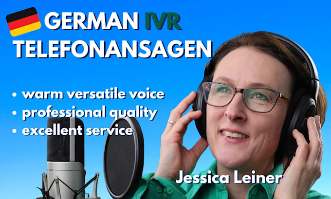 record a german IVR or answering service for you