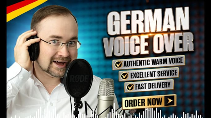 record an authentic warm german e learning voice over
