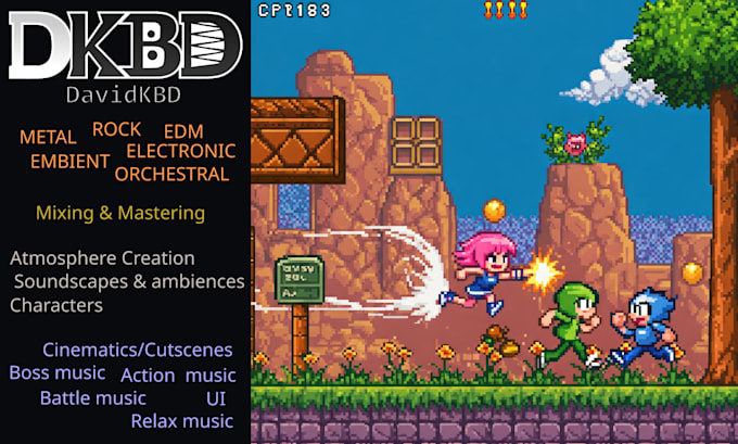 do loopable custom chiptune music for your game