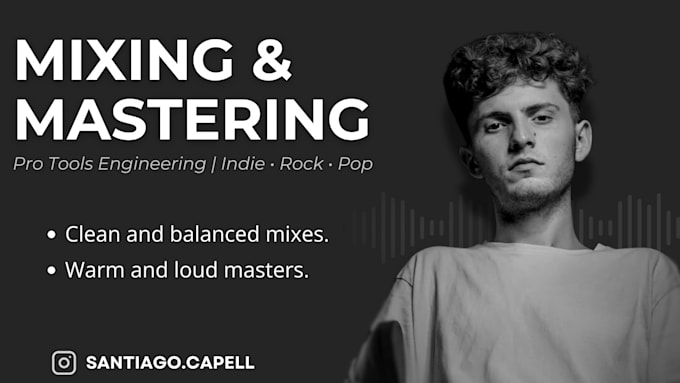 mix and master your indie, rock or pop song