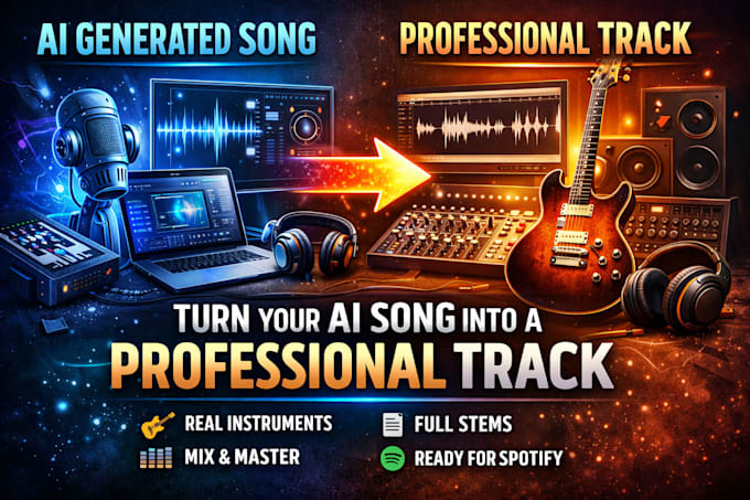 turn your ai song into a professional track