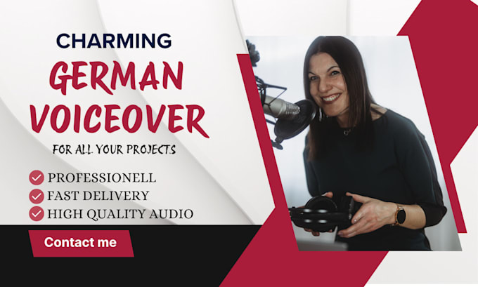 record your imagefilm in a german voiceover