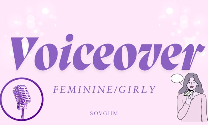 do your french girly,narration voiceover