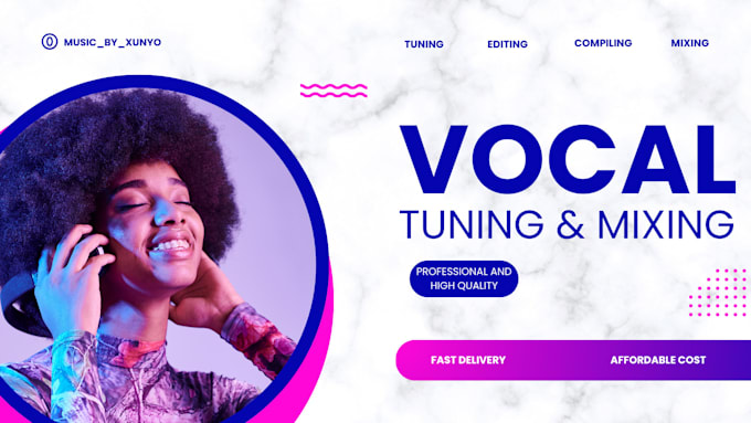 tune, edit, clean, mix your vocals professionally