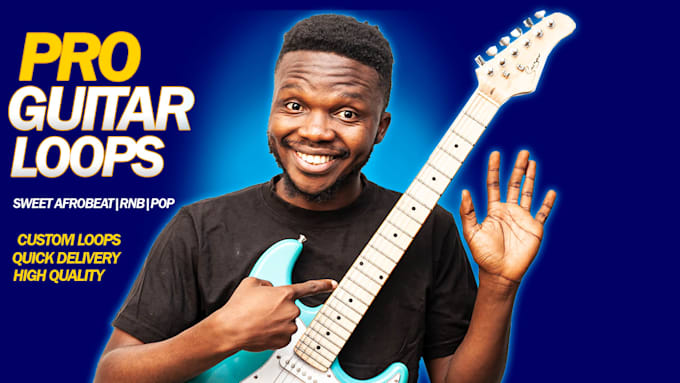create spicy guitar loops for afrobeats reggae rnb