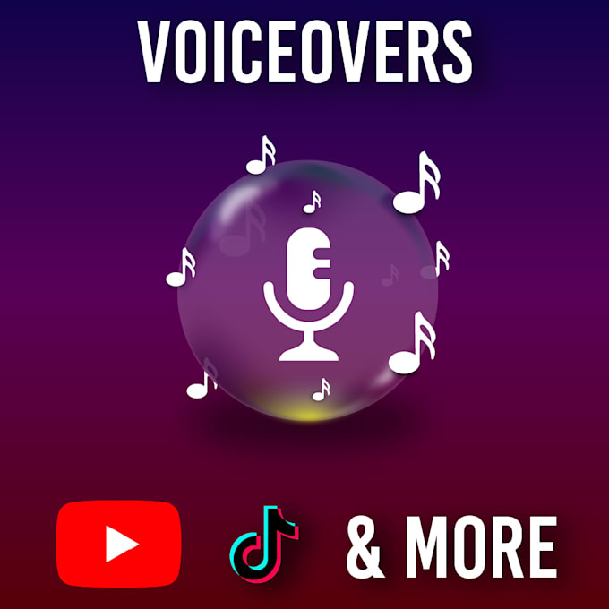 create a voiceover for youtube tiktok or other plattforms