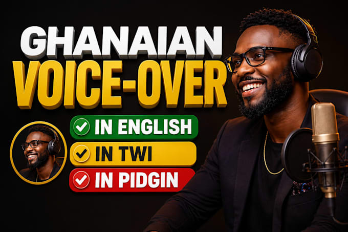 record narration  storytelling voice over in twi or english