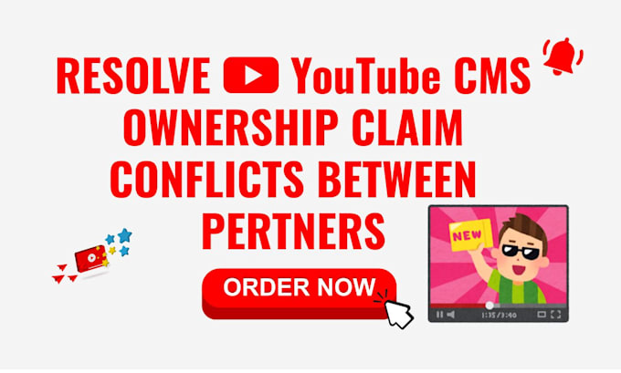resolve youtube cms ownership claim conflicts between partners