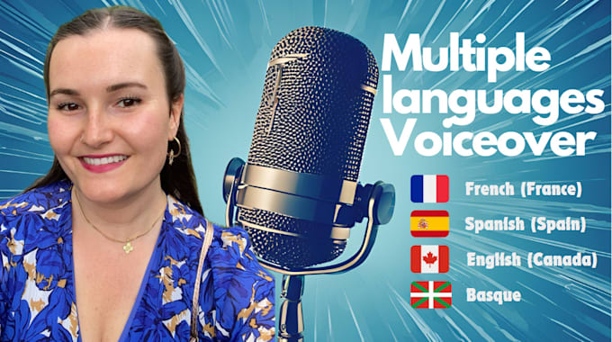 a voiceover in english