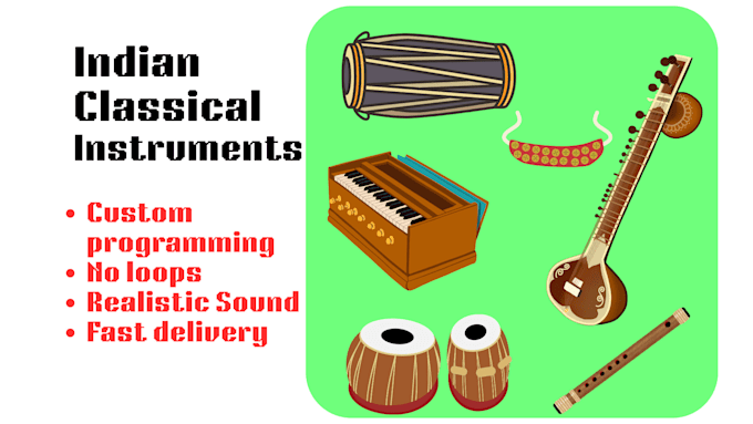 program any indian instrument for your song