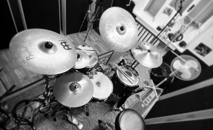professionally record live fusion or jazz drums