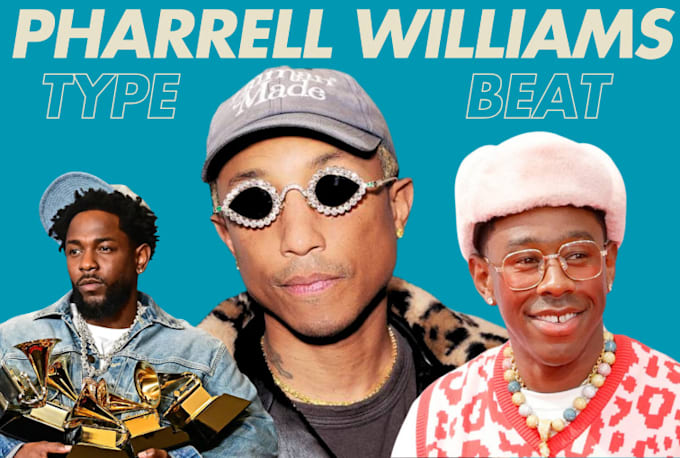 produce a pharrell williams type beat for you