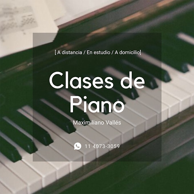give you piano lessons