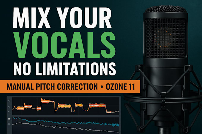 mix and pitch correct your vocals with no limitations